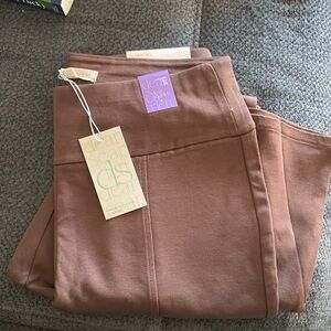 Dear Scarlett Magic Flare pants New! NWT dark brown color